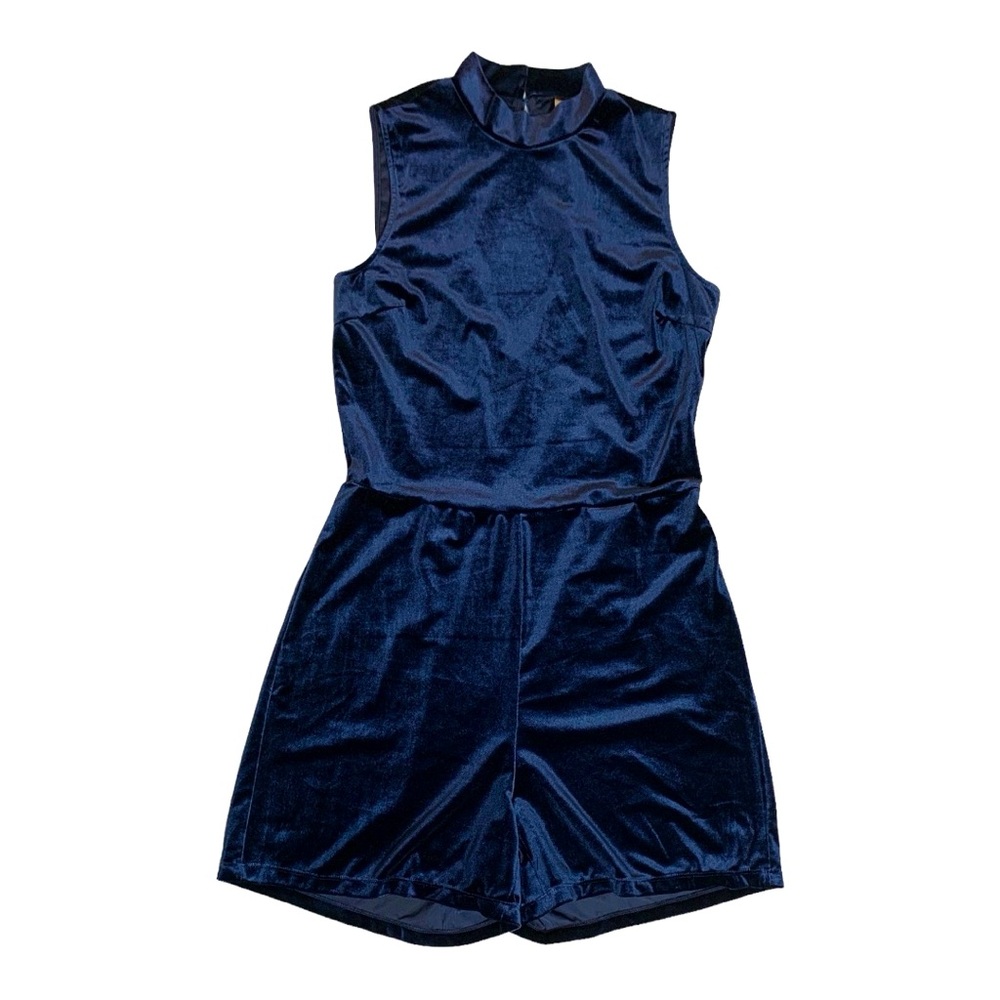 Trendy Velvet Romper